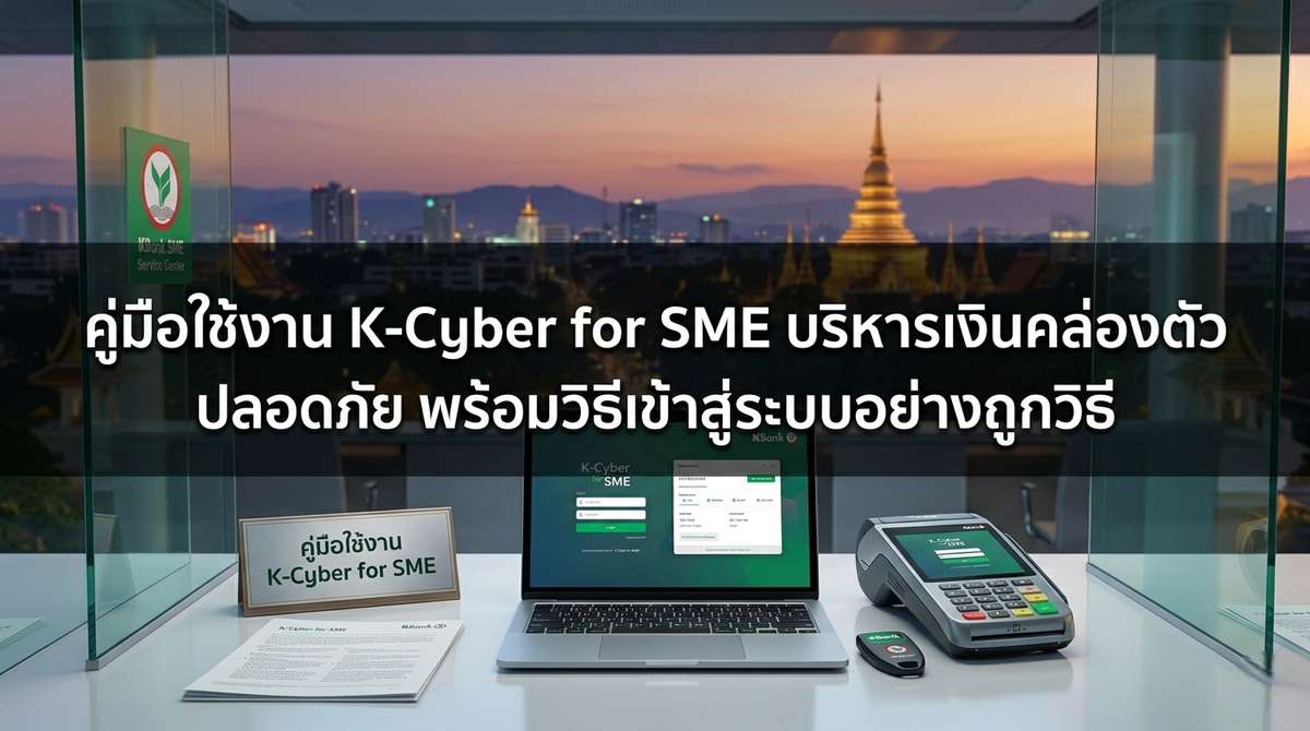 คู่มือใช้งาน K-Cyber for SME บริหารเงินคล่องตัว ปลอดภัย พร้อมวิธีเข้าสู่ระบบอย่างถูกวิธี